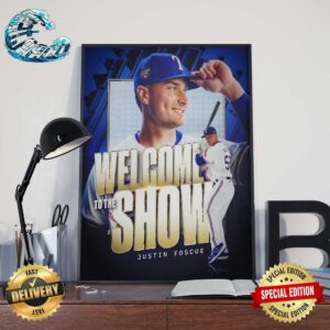 Welcome Justin Foscue To MLB The Show Home Decor Poster Canvas