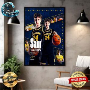Welcome Sam Walters To Michigan Wolverines Wall Decor Poster Canvas