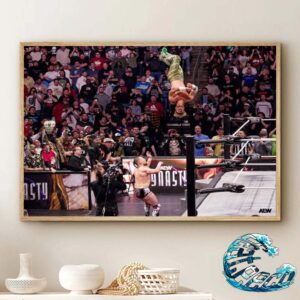 Will Ospreay Defies Gravity Vs Bryan Danielson AEW Dynasty 2024 Wall Decor Poster Canvas