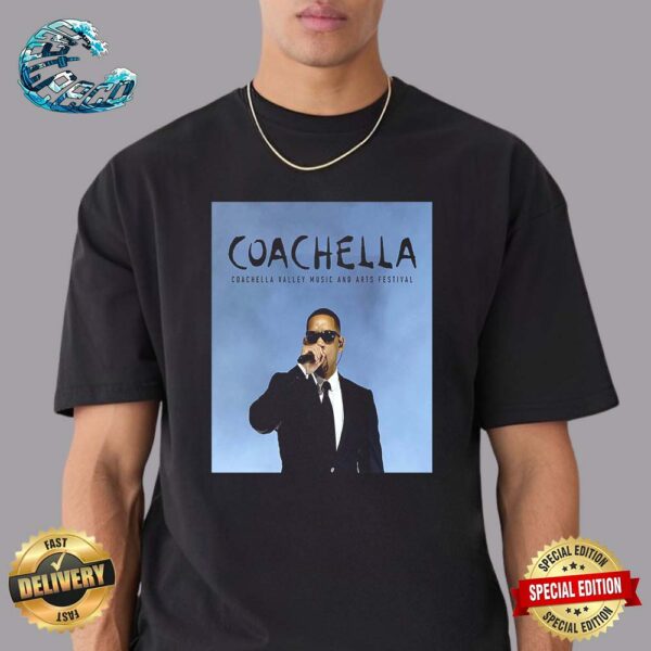 Will Smith Makes Surprise Performance Of Men In Black At Coachella 2024 Unisex T-Shirt