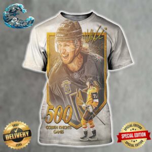William Karlsson Playing In Their 500th Games As Golden Knights All Over Print Shirt