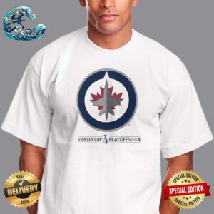 Winnipeg Jets NHL 2024 Stanley Cup Playoffs Breakout Big Logo Unisex T-Shirt