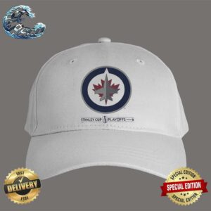 Winnipeg Jets NHL 2024 Stanley Cup Playoffs Breakout Big Logo White Classic Cap Hat Snapback