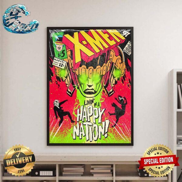 X-Men 97 Ep 5 Remember It Livin In A Happy Nation Home Decor Poster Canvas