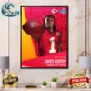 Terrion Arnold Picked By Detroit Lions At NFL Draft Detroit 2024 Poster Canvas