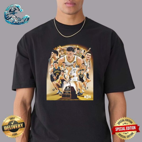Zach Edey Purdue University Wins Naismith Men’s College Player Of The Year Trophy 2024 Classic T-Shirt