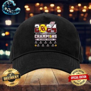 2024 Big 12 Softball Tournament Champions Oklahoma Sooners Classic Cap Snapback Hat