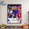 Lamar Jackson Baltimore Ravens Vs Patrick Mahomes Kansas City Chiefs To NFL Kick Off The 2024 Season AFC Championship Rematch Poster Canvas
