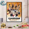 Your 2024 Back 2 Back Playoff Final Champions Are London Lions Wall Decor Poster Canvas
