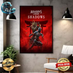 A New Creed Rises Over Japan Assassin’s Creed Shadows Available November 15 2024 Home Decor Poster Canvas