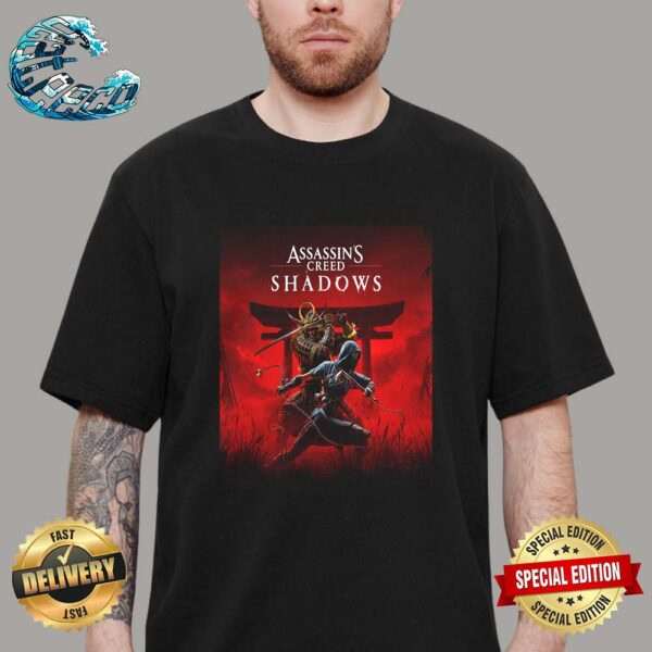 A New Creed Rises Over Japan Assassin’s Creed Shadows Available November 15 2024 Unisex T-Shirt
