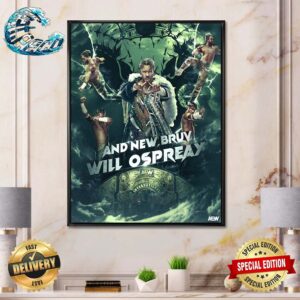 AEW Will Ospreay And New Bruv International Champion The Aerial Assassin Home Decor Poster Canvas