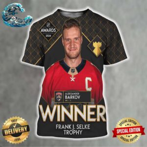 Aleksander Barkov Florida Panthers Is The Winner Of The Frank J Selke Trophy NHL Awards 2024 All Over Print Shirt