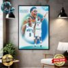 Jaden Mcdaniels Minnesota Timberwolves All-Defensive Second Team Home Decor Poster Canvas