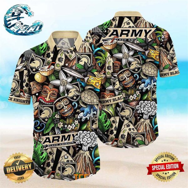 Army Black Knights NCAA Mens Floral Special Design Hawaiian Shirt