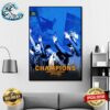 UEFA Europa League Champions 2023-24 Is Atalanta Wall Decor Poster Canvas