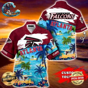Atlanta Falcons NFL Personalized Hawaiian Shirt, beach shorts