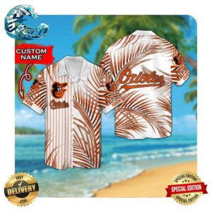 Baltimore Orioles Custom Name Hawaii Shirt Summer Button Up Shirt For Men Women