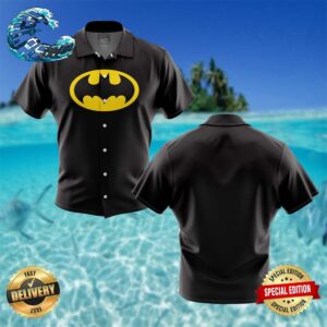 Batman DC Comics Button Up Hawaiian Shirt