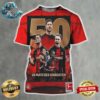 Congratulations Bayer 04 Leverkusen 50 Matches Unbeaten All Over Print Shirt