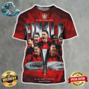 Bayer 04 Leverkusen Wir Fur Unseren Traum Packt Die Koffer–Es Geht Nach Duuuublin Mai 22 2024 All Over Print Shirt