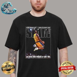 Best NBA Photos Of The 90s Kobe Bryant On The Slam Presents Magazine Cover Premium T-Shirt