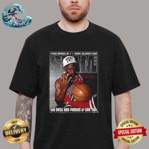 Best NBA Photos Of The 90s Michael Jordan On The Slam Presents Magazine Cover Classic T-Shirt