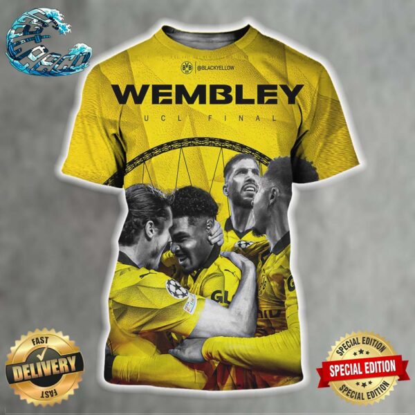 Borussia Dortmund BVB Advanced To UCL Final At Wembley London After 11 Years All Over Print Shirt