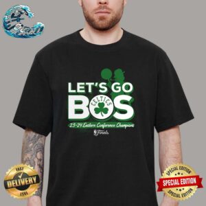 Boston Celtics Let’s Go Bos 2024 Eastern Conference Finals Champions Unisex T-Shirt