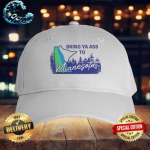 Bring Ya Ass To Winnesota Road Sign Unisex Cap Snapback Hat