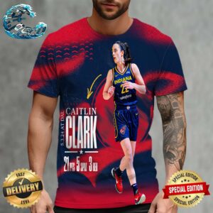 Caitlin Clark Indiana Fever Looked Comfortable In Her WNBA Preseason Debut All Over Print Shirt