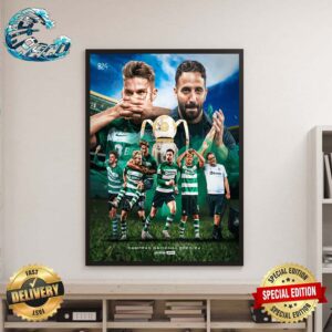 Campeão Nacional 2023-24 Is Sporting CP Home Decor Poster Canvas