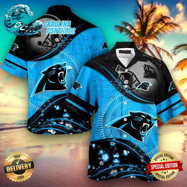 Carolina Panthers NFL Hawaiian Shirt beach shorts