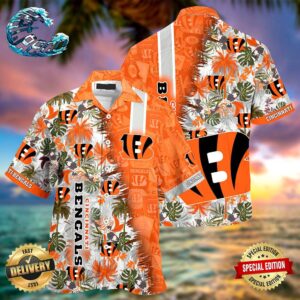 Cincinnati Bengals NFL Hawaiian Shirt beach shorts