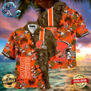 Cleveland Browns NFL Hawaiian Shirt, beach shorts