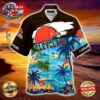 Colorado Avalanche America Flag Tropical Floral Aloha Hawaiian Shirt, Beach Shorts Custom Name For Men Women
