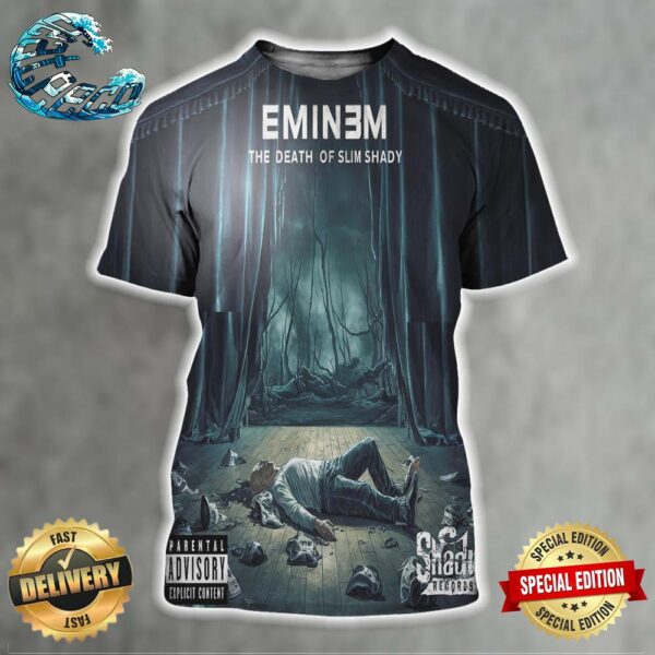 Concept Poster For Eminem New Album The Death Of Slim Shady Coup De Grace All Over Print Shirt