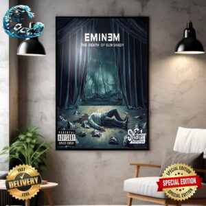 Concept Poster For Eminem New Album The Death Of Slim Shady Coup De Grace Home Decor Poster Canvas