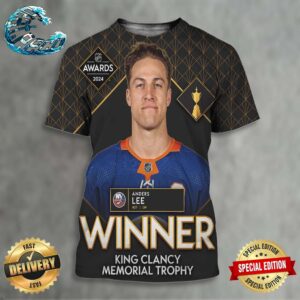 Congrats Anders Lee Is The Winner Of The King Clancy Memorial Trophy NHL Awards 2024 All Over Print Shirt