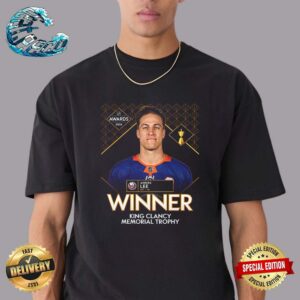 Congrats Anders Lee Is The Winner Of The King Clancy Memorial Trophy NHL Awards 2024 Classic T-Shirt
