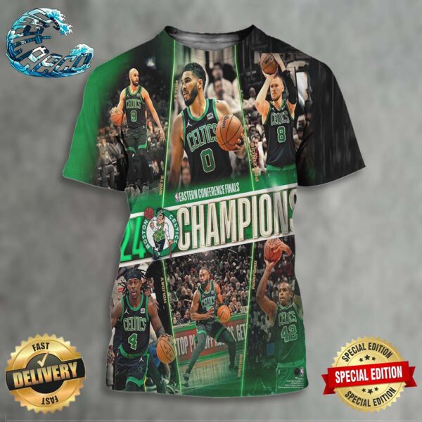 Congrats Boston Celtics Eastern Conference Finals 2024 Champions All Over Print Shirt
