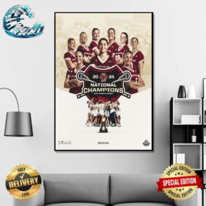 Congrats Boston College Eagles 2024 NCAA Women’s Lacrosse National Champions Poster Canvas