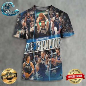 Congrats Dallas Mavericks 2024 NBA Western Conference Finals Champions All Over Print Shirt