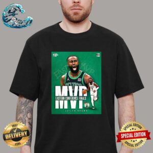 Congrats Jaylen Brown Wins The Larry Bird Trophy For 2024 Eastern Conference Finals MVP Unisex T-Shirt