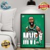 Jaylen Brown Boston Celtics Has Won The Larry Bird Trophy Eastern Conference Finals MVP Home Decor Poster Canvas