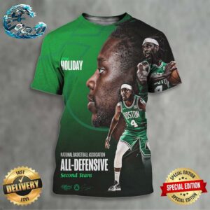 Congrats Jrue Holiday NBA All-Defensive Second Team For The Sixth Time In His Career All Over Print Shirt