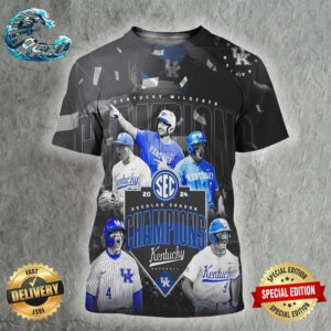 Congrats Kentucky Wildcats Are The 2024 SEC Baseball Regular Season Champions All Over Print Shirt
