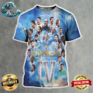 Congrats Manchester City Are Season 2023 2024 Premier League Champions All Over Print Shirt