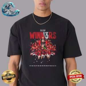 Congrats Manchester United Thirteen Times Winners Are Emirates FA Cup Final 2024 Champions Unisex T-Shirt