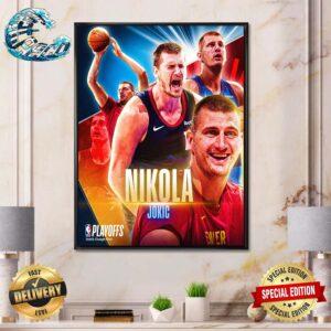 Congrats Nikola Jokic Journey To 3x Kia MVP NBA Playoffs 2024 Home Decor Poster Canvas